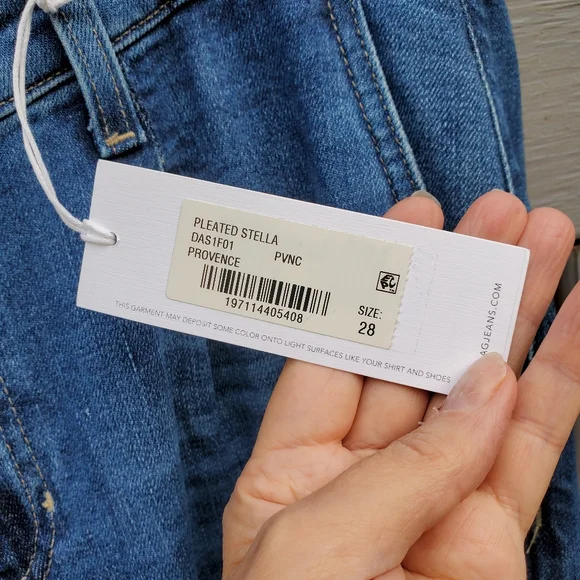 AG Adriano Goldschmied Blue Flare Jeans NWT - Picture 10 of 13